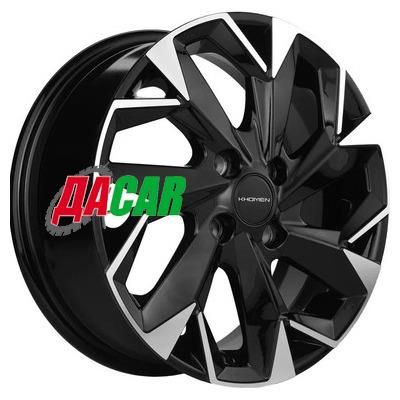 Khomen Wheels KHW1402 (Corolla/X-RAY/Logan) 5,5x14/4x100 ET43 D60,1 Black-FP