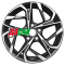 Khomen Wheels KHW1716 (Sonata) 7x17/5x114,3 ET48 D67,1 Black-FP