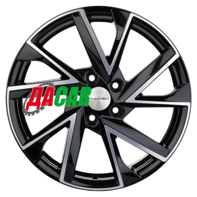 Khomen Wheels KHW1714 (Camry) 7x17/5x114,3 ET45 D60,1 Black-FP