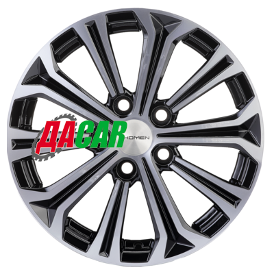 Khomen Wheels KHW1610 (Focus) 6,5x16/5x108 ET50 D63,3 Black-FP