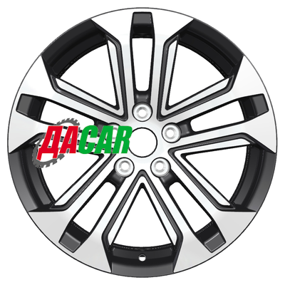 Khomen Wheels KHW1803 (Sportage) 7x18/5x114,3 ET48,5 D67,1 Black-FP