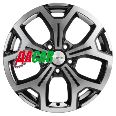 Khomen Wheels KHW1710 (Ceed) 6,5x17/5x114,3 ET50 D67,1 Black-FP