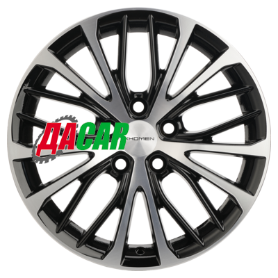 Khomen Wheels KHW1705 (i40) 7x17/5x114,3 ET45 D67,1 Black-FP