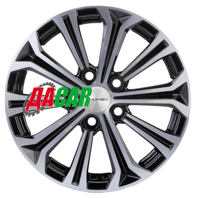 Khomen Wheels KHW1610 (Optima) 6,5x16/5x114,3 ET41 D67,1 Black-FP
