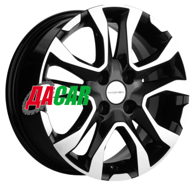 Khomen Wheels KHW1503 (Vesta) 6x15/4x100 ET50 D60,1 Black-FP