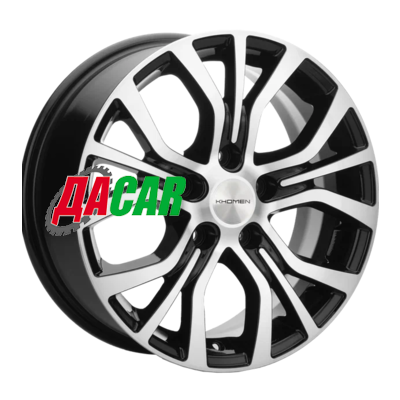 Khomen Wheels KHW1608 (Multivan) 6,5x16/5x120 ET51 D65,1 Black-FP