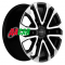 Khomen Wheels KHW1808 (Murano) 7,5x18/5x114,3 ET50 D66,1 Black-FP