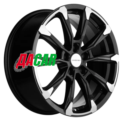 Khomen Wheels KHW1808 (Outlander) 7,5x18/5x114,3 ET38 D67,1 Black-FP