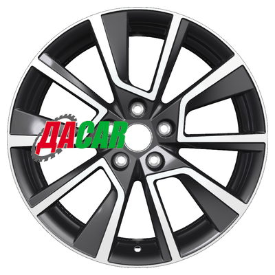 Khomen Wheels KHW1802 (Juke) 7x18/5x114,3 ET47 D66,6 Black-FP