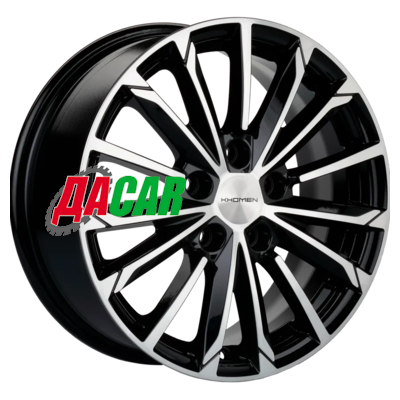 Khomen Wheels KHW1611 (Seltos/Soul) 6,5x16/5x114,3 ET44 D67,1 Black-FP