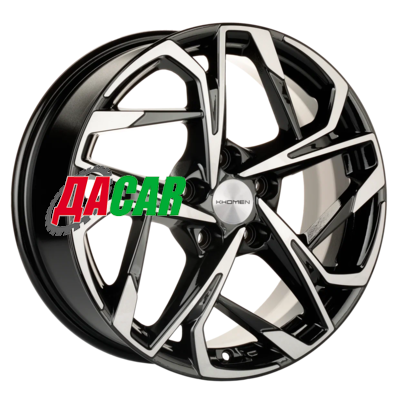 Khomen Wheels KHW1716 (Qashqai) 7x17/5x114,3 ET40 D66,1 Black-FP