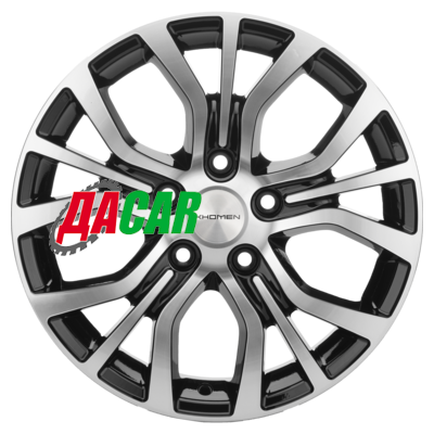 Khomen Wheels KHW1608 (Action) 6,5x16/5x112 ET40 D66,6 Black-FP