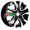 Khomen Wheels KHW1503 (XRay) 6x15/4x100 ET40 D60,1 Black-FP