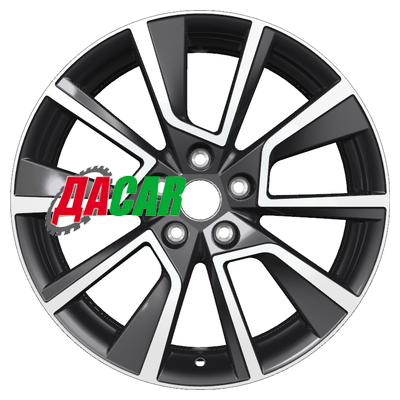 Khomen Wheels KHW1802 (CX-5) 7x18/5x114,3 ET50 D67,1 Black-FP