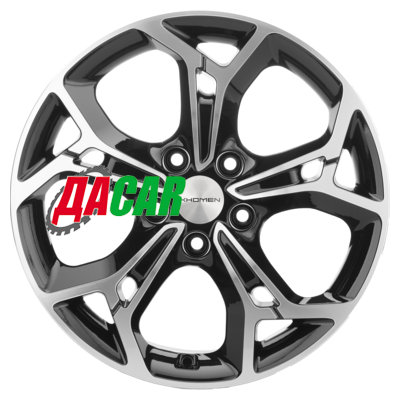 Khomen Wheels KHW1702 (CX-5/Seltos/Optima) 7x17/5x114,3 ET50 D67,1 Black-FP