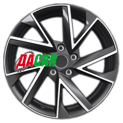 Khomen Wheels KHW1714 (RAV4) 7x17/5x114,3 ET39 D60,1 Black-FP