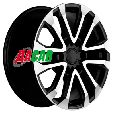 Khomen Wheels KHW1805 (Haval H5/Great Wall Hover H3/H5) 7,5x18/6x139,7 ET38 D100,1 Black-FP