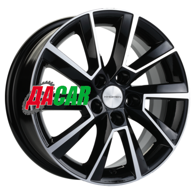 Khomen Wheels KHW1507 (Aveo) 6x15/5x105 ET39 D56,6 Black-FP