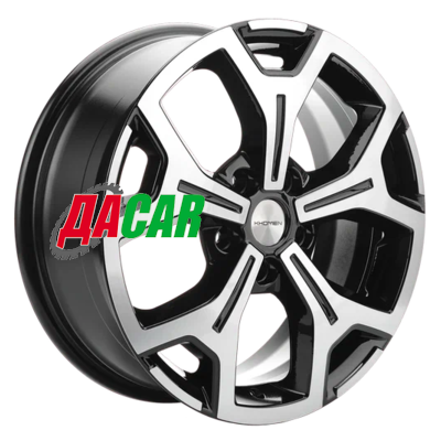 Khomen Wheels KHW1710 (Haval F7/F7x) 6,5x17/5x114,3 ET40 D64,1 Black-FP