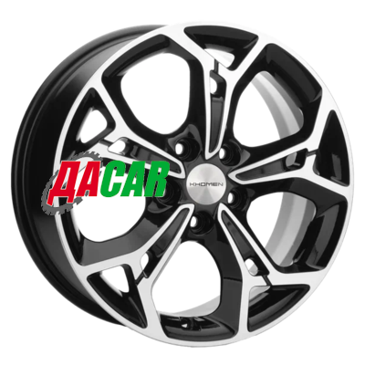 Khomen Wheels KHW1702 (Jolion) 7x17/5x114,3 ET37 D66,5 Black-FP