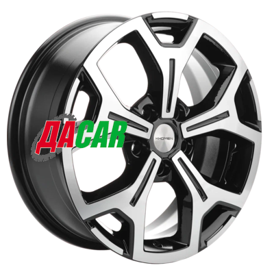 Khomen Wheels KHW1710(2) (VW Multivan) 6,5x17/5x120 ET60 D65,1 Black-FP