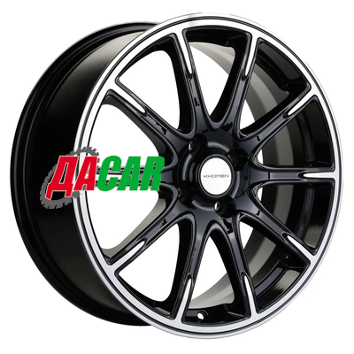 Khomen Wheels KHW1707 (Lada X-Ray) 6,5x17/4x100 ET41 D60,1 Black-FP
