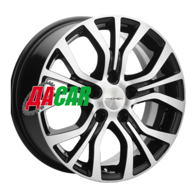 Khomen Wheels KHW1608 (Multivan) 6,5x16/5x120 ET38 D65,1 Black-FP