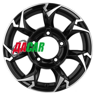 Khomen Wheels KHW1505 (Jimny) 5,5x15/5x139,7 ET5 D108,1 Black-FP