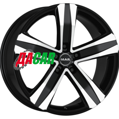 MAK Stone 5 3 7x17/5x160 ET54 D65,1 Black mirror