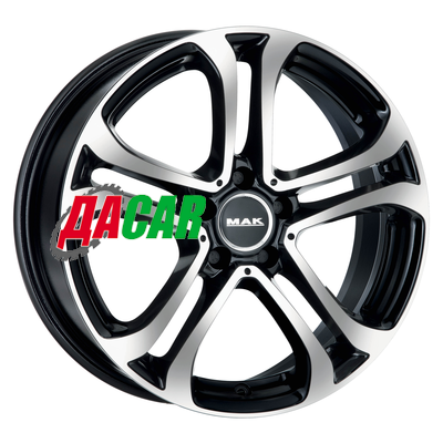 MAK Stuttgart 7,5x17/5x112 ET45 D66,6 Black mirror
