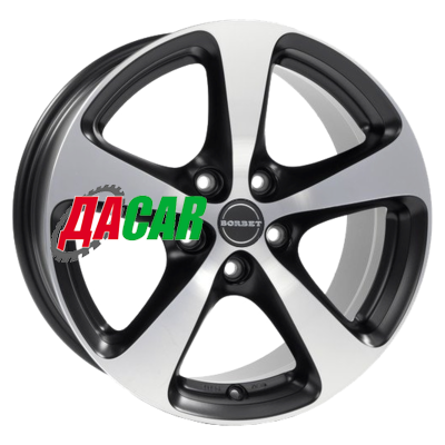 Borbet CC 7x16/5x115 ET40 D70,1 Black Polished Glossy