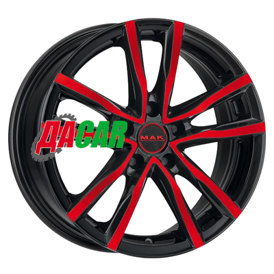 MAK Milano 7x17/5x114,3 ET40 D76 Black Red Face