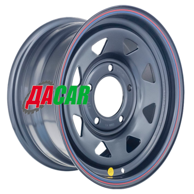 Off-Road Wheels ВАЗ Нива 6,5x15/5x139,7 ET30 D98,5 черный (треуг. мелкий, с увелич.полкой под суппорт)