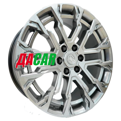 Khomen Wheels AZIMUT 2205 (LC300) 9x22/6x139,7 ET40 D95,10 Dark Chrome