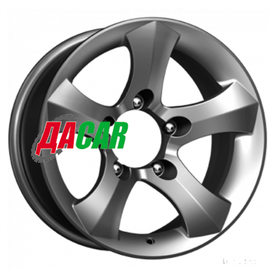 K&K Айсберг (КС662) 8x16/5x139,7 ET-10 D110,1 Дарк платинум