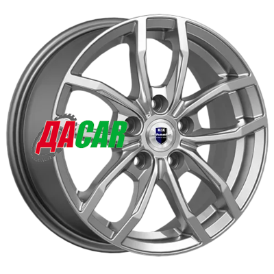 K&K Фрост (КС1048) 6,50x15/5x100 ET45 D67,1 Дарк платинум