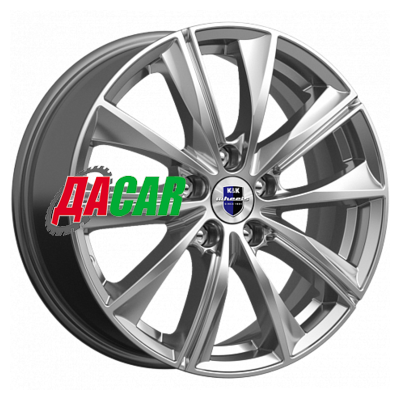 K&K Арнар (КС896) 7,00x17/5x108 ET43 D67,1 Дарк платинум