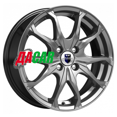 K&K Brent-оригинал (КС733) 6x16/4x100 ET52 D54,1 Дарк платинум
