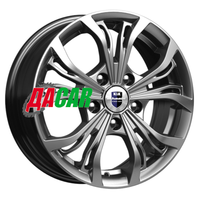K&K Аламида (КС660) 6,5x16/5x114,3 ET41 D67,1 Дарк платинум