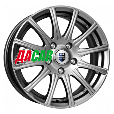 K&K Сиеста (КС474) 6x15/5x100 ET38 D67,1 Дарк платинум