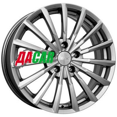 K&K Акцент (КС562) 7x17/4x100 ET45 D67,1 Дарк платинум