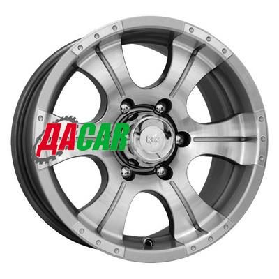 K&K Байконур (КС465) 8x16/6x139,7 ET20 D110,1 Дарк платинум