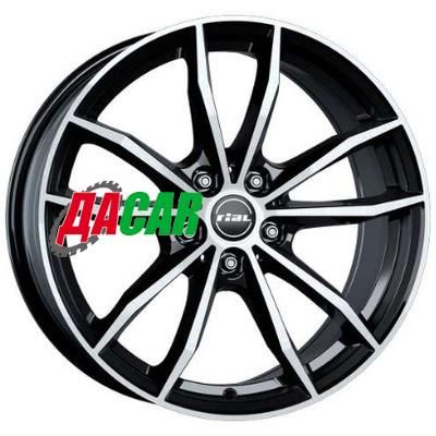 Rial X12 8x18/5x112 ET30 D66,5 Diamant black front polished