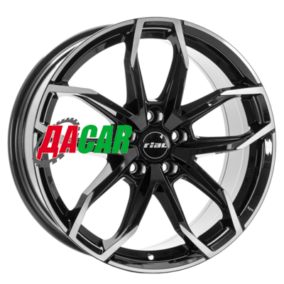 Rial Lucca 6,5x16/5x114,3 ET38 D70,1 Diamant black front polished