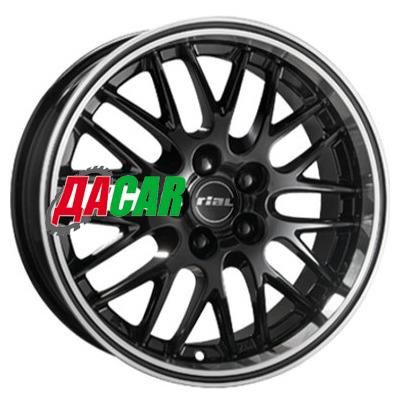 Rial Norano 8,5x18/5x120 ET32 D72,6 Diamant black lip polished