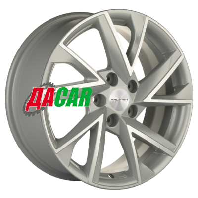 Khomen Wheels KHW1714 (Octavia) 7x17/5x112 ET49 D57,1 F-Silver-FP