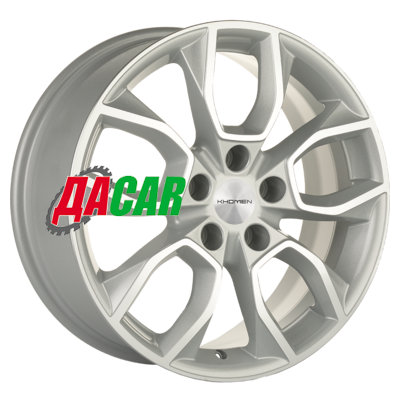 Khomen Wheels KHW1713 (CX-5/i40/X-Trail) 7x17/5x114,3 ET45 D67,1 F-Silver-FP