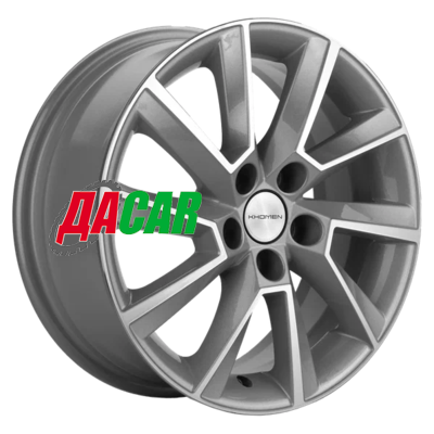 Khomen Wheels KHW1507 (Rapid/Fabia) 6x15/5x100 ET38 D57,1 F-Silver-FP