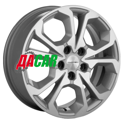 Khomen Wheels KHW1711 (Chery tiggo 7pro) 6,5x17/5x108 ET33 D60,1 F-Silver-FP