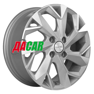 Khomen Wheels KHW1508 (XRay) 6x15/4x100 ET40 D60,1 F-Silver-FP